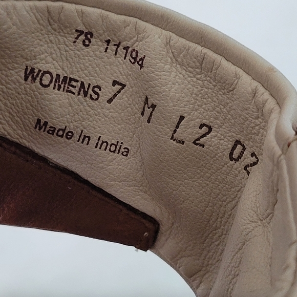 Johnston & Murphy Brown/Tan Twisted Leather Sandal - Picture 9 of 10